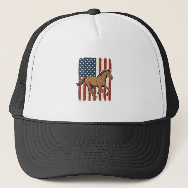 Casquette Chemise de conception de drapeau patriotique de ch (Devant)