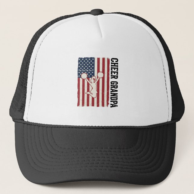 Casquette Chemise de conception de drapeau vintage patriotiq (Devant)