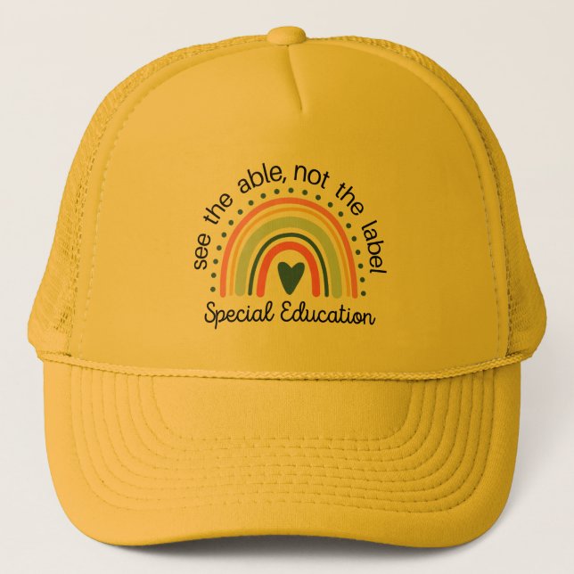 Casquette Chemise de l'enseignant de l'éducation spéciale, E (Devant)