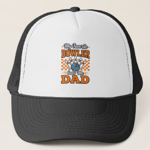 Casquette Chemise de papa de bowling Mon meilleur quilleur m
