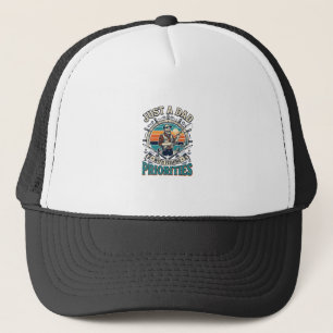 Casquette Chemise de papa de pêche de jour de père Juste un
