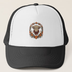 Casquette Chemise de pomme de terre Highland Cow Gravure Vin
