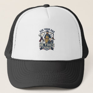 Casquette Chemise de réparation de papa de la fête des pères