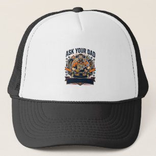 Casquette Chemise de réparation de papa de la fête des pères