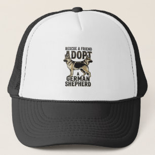 Casquette Chemise de sauvetage de chien de berger allemand v