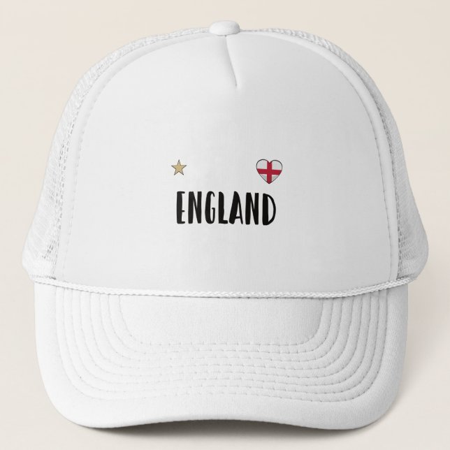 Casquette Chemise de supporter de football d'Angleterre Drap (Devant)