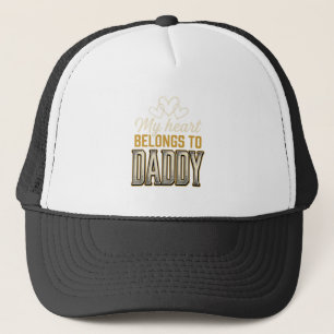 Casquette Chemise de typographie vintage Mon cœur appartient