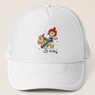 Casquette Chemise et Cadeaux Cowgirl Stick Figure Yee Haw