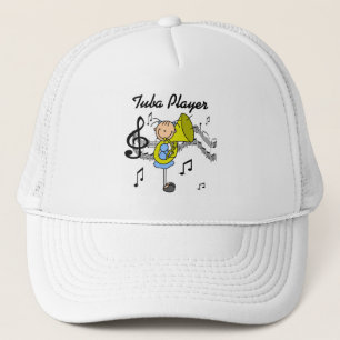 Casquette Chemise et Cadeaux pour Joueuse de Tuba en Figurin