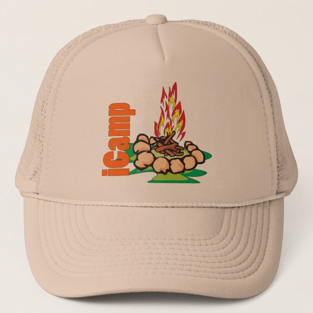 Casquette Chemise iCamp Camping (Devant)