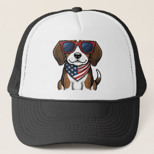 Casquette Chemise lunettes de soleil pour chiots Beagle patr