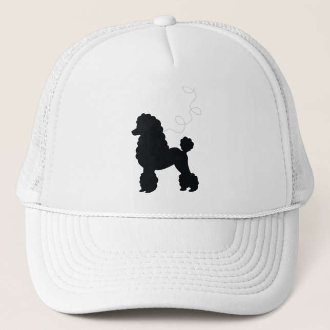 Casquette Chemise noire de jupe de caniche (Devant)