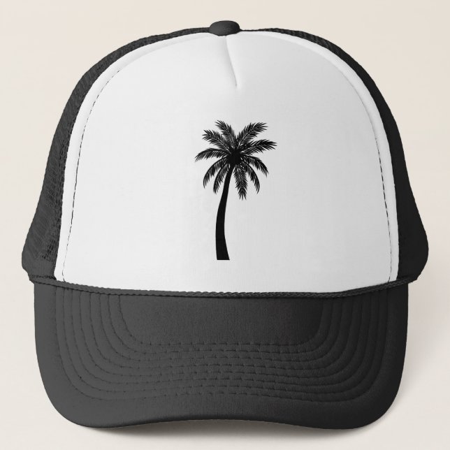 Casquette Chemise Palm Tree - Style Rétro Plage tropicale (Devant)