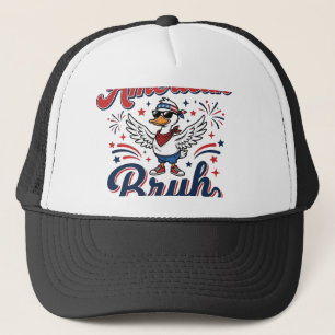 Casquette Chemise vintage canard patriotique tout américain