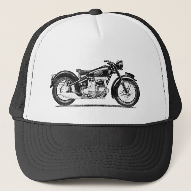 Casquette Chemise vintage de moto de Sunbeam (Devant)