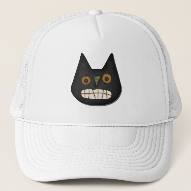 Casquette Chemises et cadeaux Prim Black Cat (Devant)
