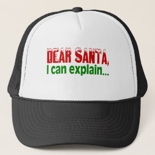 Casquette Cher Père Noël que je peux expliquer