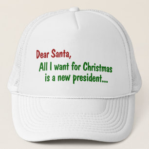 Casquette Cher Père Noël, tout ce que je veux pour Noël est 