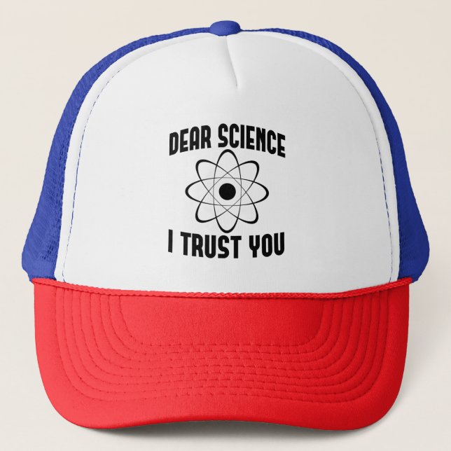 Casquette Cher Science Je Vous Fais Confiance - Professeur d (Devant)