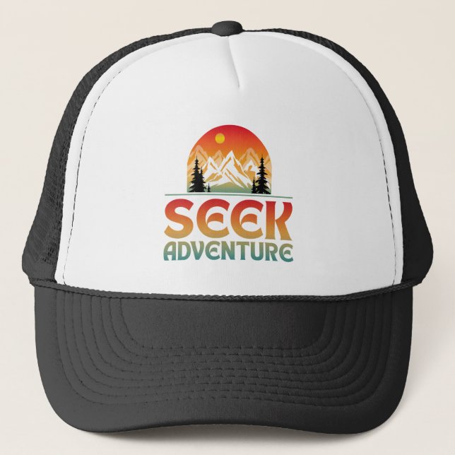 CASQUETTE CHERCHEZ L'AVENTURE (Devant)