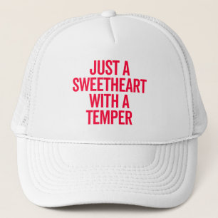 Casquette Chérie Avec Une Citation Drôle De Temper