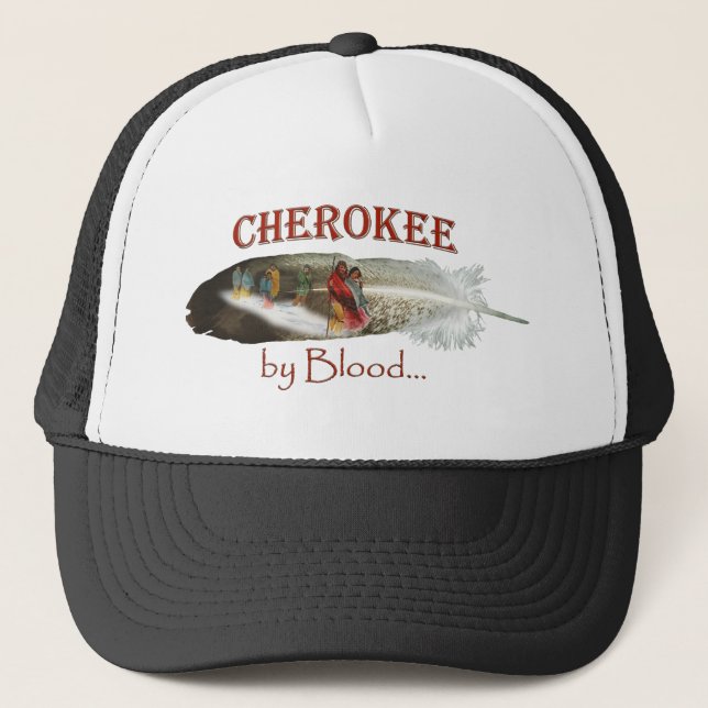 Casquette Cherokee par sang (Devant)