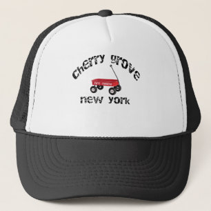 Casquette Cherry Grove Fire Island chariot rouge plage de Ne