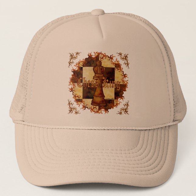 Casquette Chess King custom name Hat (Devant)