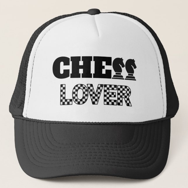 Casquette Chess Lover Black Knights Creative Unique Jeu (Devant)