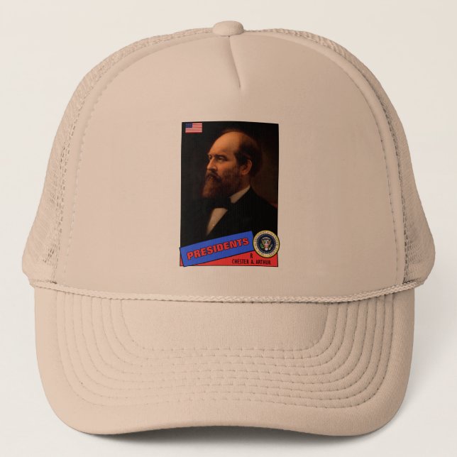 Casquette Chester A. Carte Arthur Baseball (Devant)