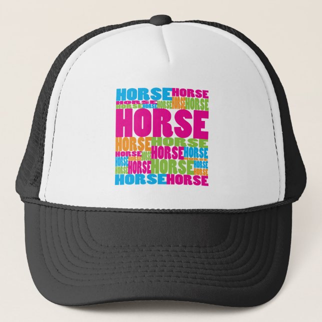 Casquette Cheval coloré (Devant)
