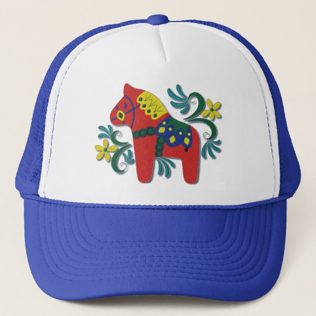 Casquette Cheval coloré de Dala de Suédois (Devant)