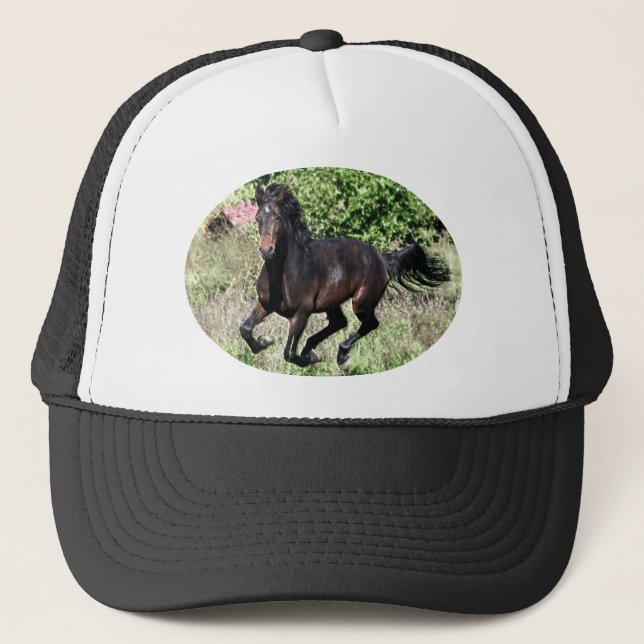 Casquette Cheval de châtaignier à galop (Devant)