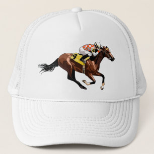 Casquette Cheval de course et jockey