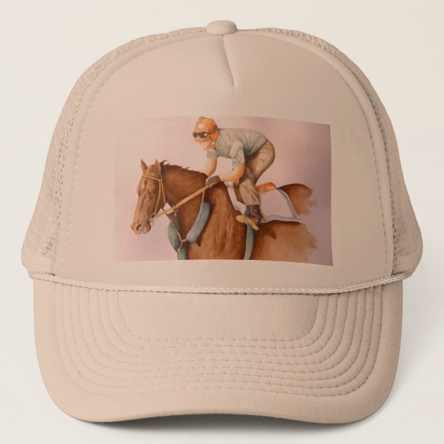 Casquette Cheval de course et Jockey (Devant)