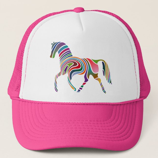 Casquette Cheval d'Imaginaire de fille coloré (Devant)