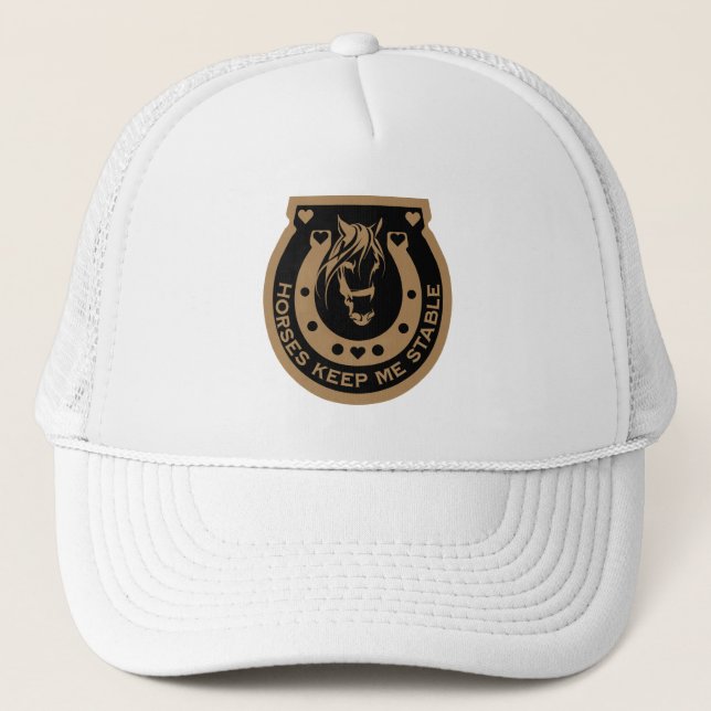 Casquette Cheval équestre (Devant)