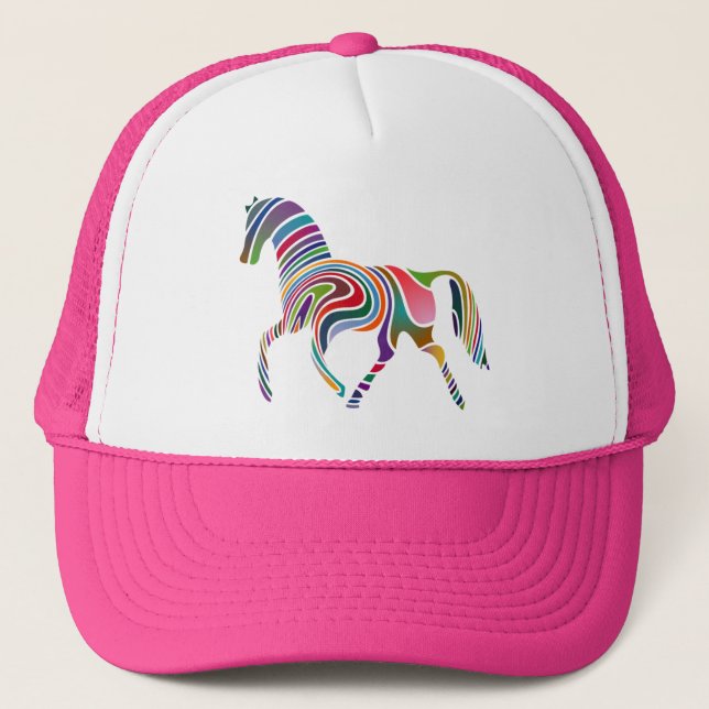 Casquette Cheval Ondé (Devant)