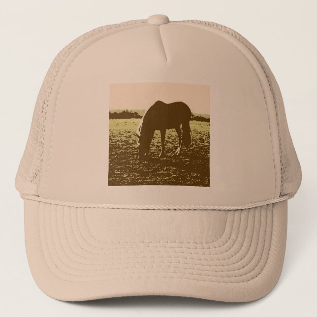 Casquette Cheval Pop Art (Devant)