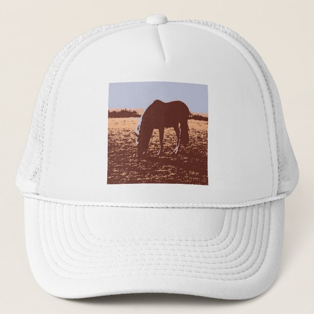 Casquette Cheval Pop Art (Devant)