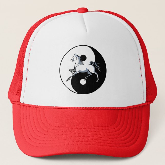 Casquette Cheval Yin Yang (Devant)