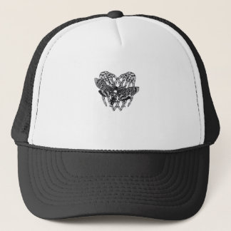 Casquette Chevalier de mort Moth Classic - Squelette Coeur m