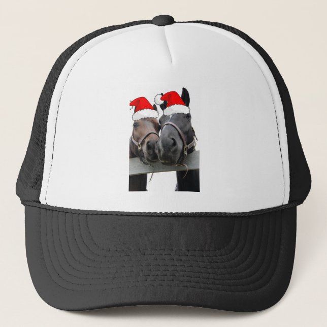 Casquette Chevaux de Noël (Devant)
