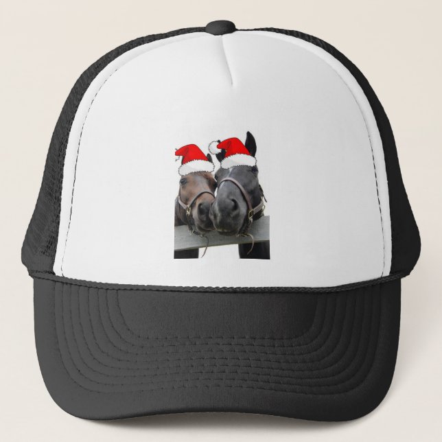 Casquette Chevaux de Noël (Devant)