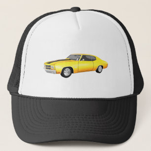 Casquette Chevelle 1970 solides solubles : Finition jaune :