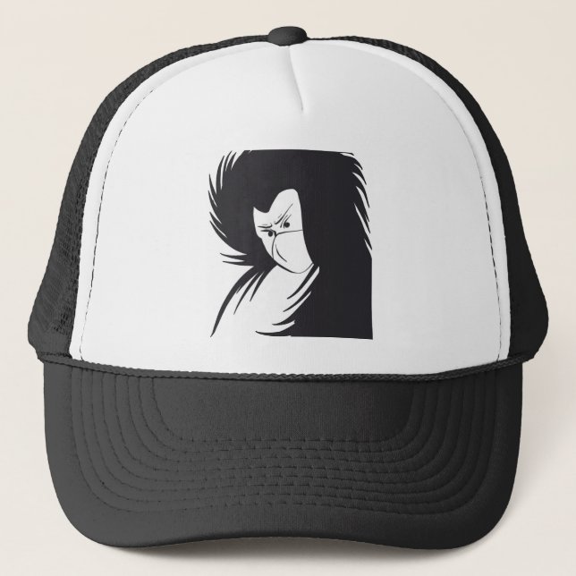 Casquette Cheveux Ninja (Devant)