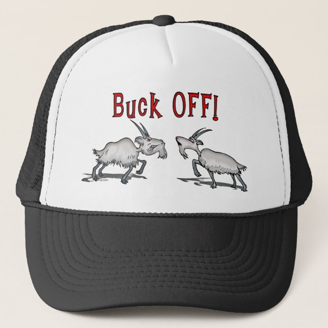 Casquette Chèvre Animaux de ferme Buck Off pour les hommes C (Devant)