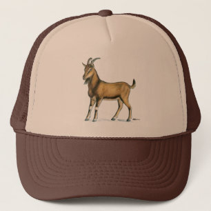Casquette Chèvre :  Brun