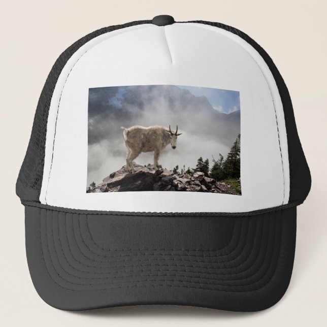 Casquette Chèvre de montagne sur la traînée de passage (Devant)