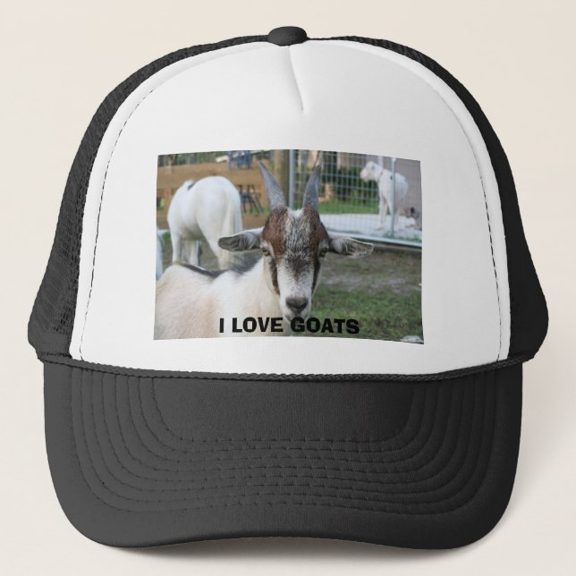 Casquette chèvre, J'AIME DES CHÈVRES (Devant)